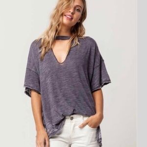 NWT Free People We The Free Cutout Tee
